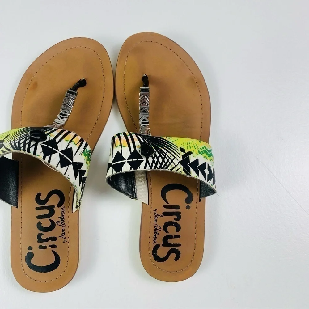 Circus By Sam Edelman Saxon Lime Women Sandals‎ Size 6.5